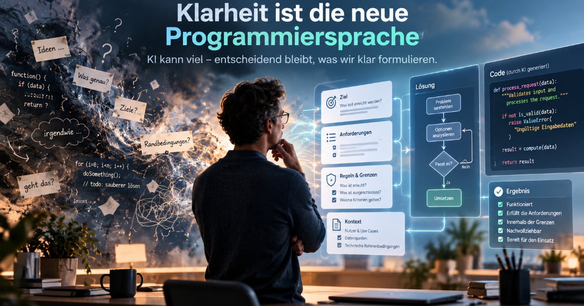 Die neue Programmiersprache ist Klarheit